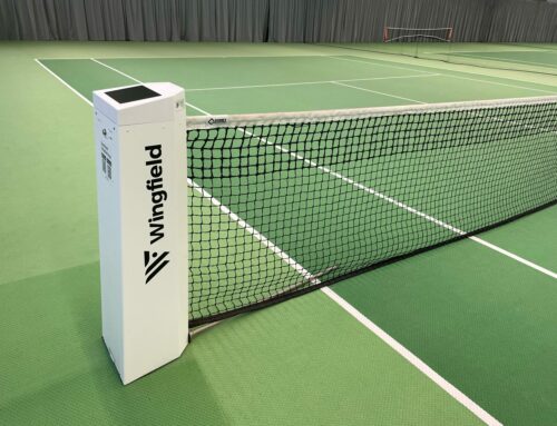 Wingfield Tennis-Video-Analyse in der Halle