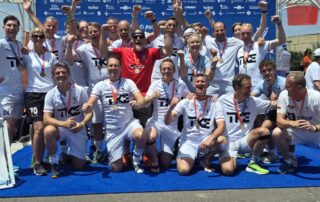 EM-Bronze für DHC-Spieler Steffen Bunzel mit der deutschen M50 Bildquelle: privat