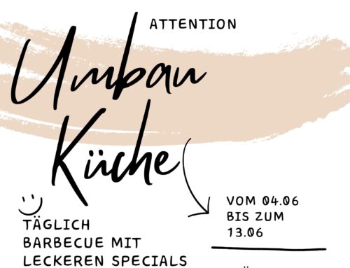 Umbau Küche vom 4. bis 13.6.