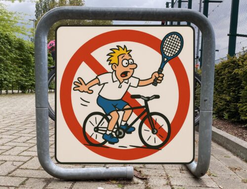 Fahrrad auf der DHC Anlage