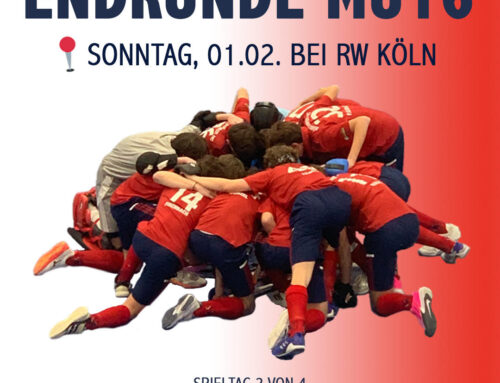2. Spieltag – mU16 in Köln unterstützen