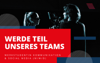 Stellenausschreibung Werkstudent für Social Media