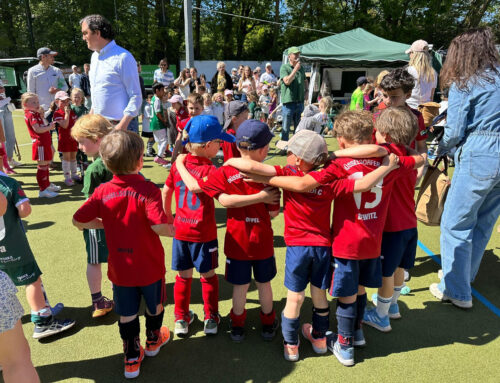 mU6-Mannschaft beim Eulen Kids Cup in Uhlenhorst Mülheim